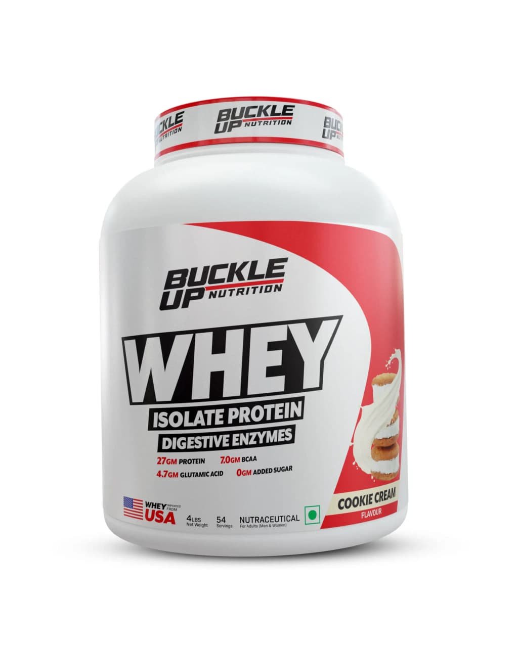 BUCKLEUP  NUTRITION WHEY ISOLATE PROTEIN DIGESTIVE ENZYMES 2KG