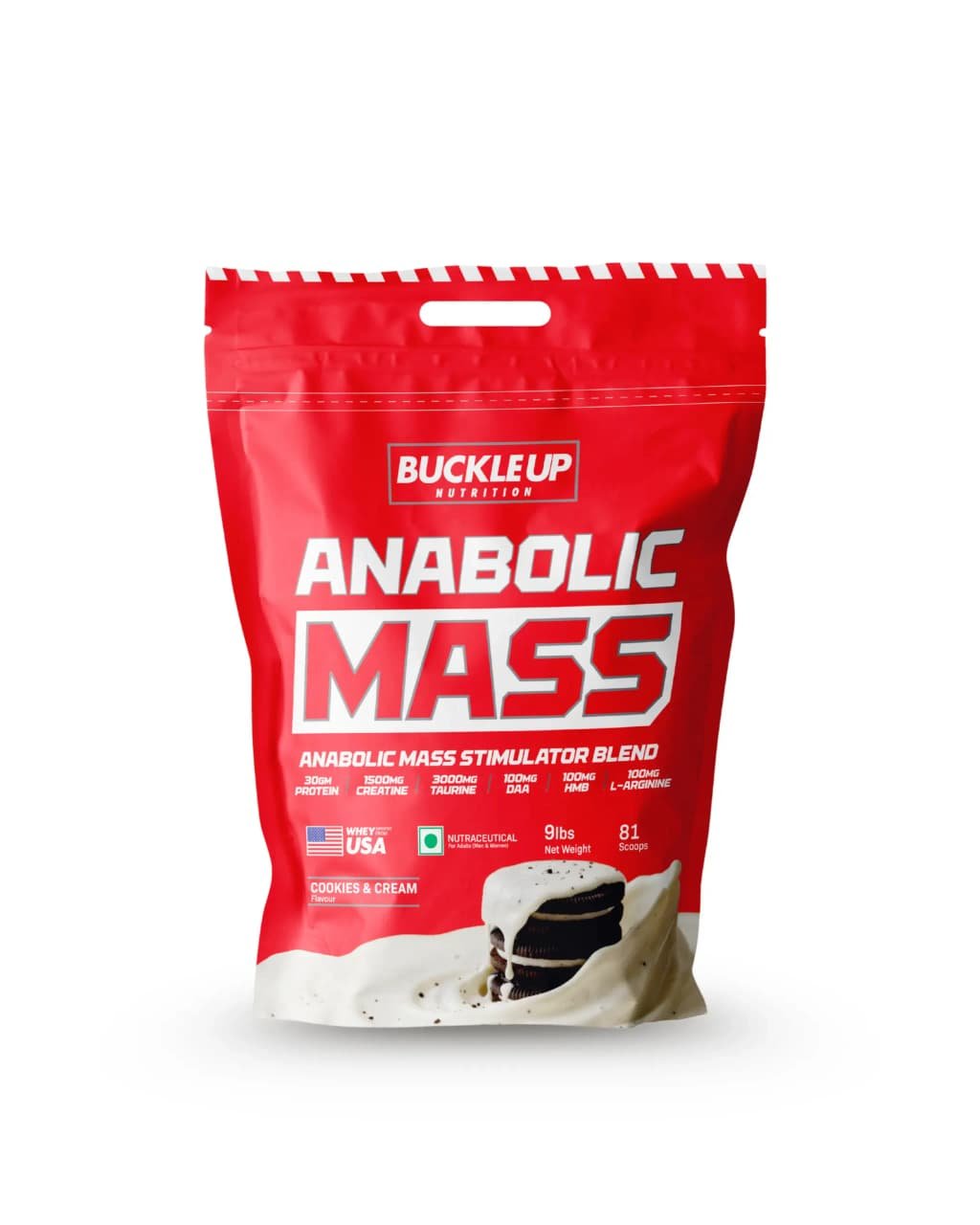 BUCKLEUP ANABOLIC MASS GAINER 9LBS